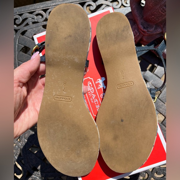 Coach Robyn Patent Leather Sandals - Picture 10 of 11